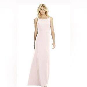 After Six Blush Pastel Pink Bridesmaid Gown